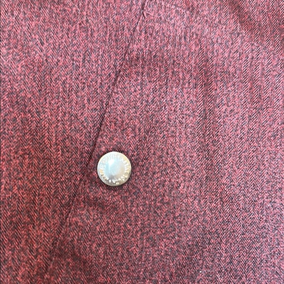 Native Youth Zip up Burgundy and Black Bomber Jacket - Picture 3 of 13